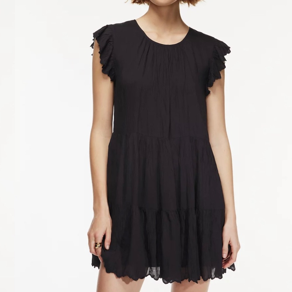 Black Wilfred babydoll style dress. New with tags never been worn